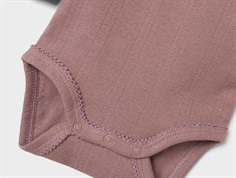 Name It twilight mauve hulmønster body